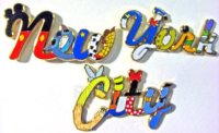 WOD NYC - ''New York City'' - Character Letters (3 Pin Set)