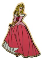 DLRP - Pin Trading Starter Kit - Princesses 2008 - Lanyard and 4 Pins (Aurora Pin Only)