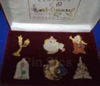 WDCC - Beauty and the Beast Deluxe 6-Pin Set