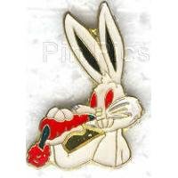 Bugs Bunny Eating a Carrot (Red Eyes)