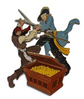 DS - Jack Sparrow and Hector Barbosa - Fighting - Pirates of the Caribbean - Jumbo