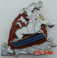 WDW - White Glove - Yeti on Snowboard