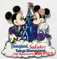 DLR - Disneyland® Salutes Tokyo Disneyland® 25th Anniversary (Mickey & Minnie)