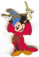 Sorcerer with Gold Stars (4 Pin Set) Mickey Pin Only