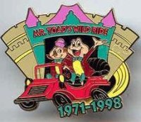 WDW - Journey Through Time Pin Event 2003 (Mr. Toad's Wild Ride) 1971-1998 ARTIST PROOF