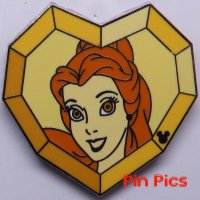 DL - Belle  - Princess Gems - Hidden Mickey Lanyard 2008