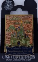 DLR - Cinderella Castle Tokyo Disneyland - Cast Exclusive - Stained Glass - Pin of the Month April 2008