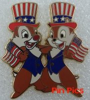 Patriotic Chip 'n' Dale - Flags and Hats