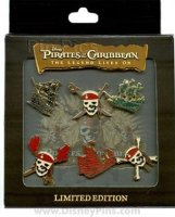 WDW - Pirates of the Caribbean - The Legend Lives On Mini Pin Boxed Set