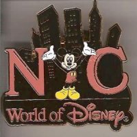 WOD NYC - Mickey Mouse with NYC World of Disney Skyline