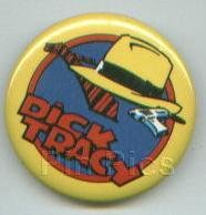 Button - Dick Tracy - Hat, Tie, and Gun