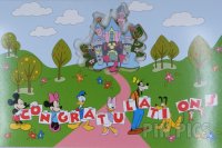 DLR - Congratulations Sleeping Beauty Castle - Cast Exclusive - With Card
