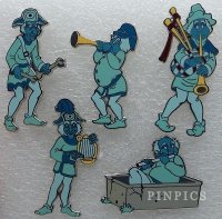 WDW - Haunted Mansion Ghostly Quintet Set - Friday the 13th