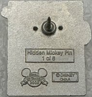 DL - Chip - California - Postcard - Hidden Mickey 2008