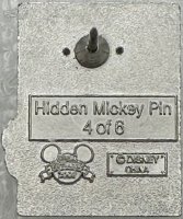 DLR - Dale - Paris - Postcard - Hidden Mickey 2008