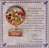 WDW - Coronado Springs Resort - Making Dreams Come True Summer 2007 - Dangle - Cast Exclusive