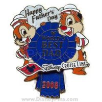 DCL- 2008 Father's Day Chip 'n Dale World's Best Dad