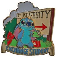 WDW - Pin Trading University - Disney's Pin Celebration 2008 - Exchange Student - Stitch