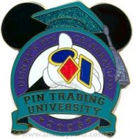 WDW - Pin Trading University - Disney's Pin Celebration 2008 - Super Jumbo Framed Set