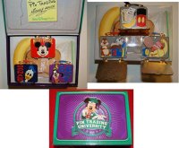 WDW - Pin Trading University - Disney's Pin Celebration 2008 - School Lunch Box - Three Pin Set