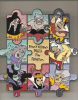 DLR - Disney Villains Puzzle - Females - 9 Pin Set