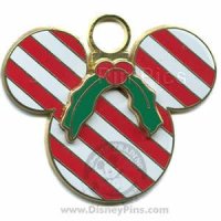 DLR - Mickey Mouse Icon Ornament - Candy Cane