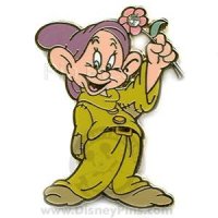 Dopey Holding a Jeweled Flower