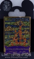 DLP - Paris Castle Stained Glass - Cast Exclusive - Pin of the Month June 2008