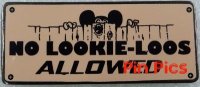 WDSB - No Lookie Loos Allowed Sign