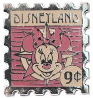 DLR - Minnie - 9 Cent Stamp - Hidden Mickey Stamp Collection