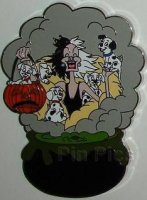DS - Cruella - Artist Proof - 101 Dalmatians - Halloween Party - Silver