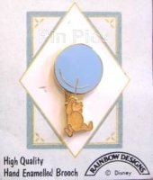 Rainbow Designs - Classic Pooh Floating from Blue Balloon