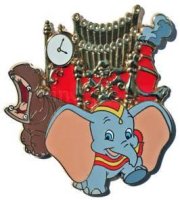 DLR - Mickey's Pin Festival of Dreams - Parade Collection - Dumbo's Circus AP pin