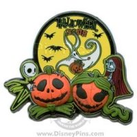 Jack, Sally and Zero - Nightmare Before Christmas - Pumpkins - Halloween 2008