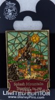 DLR - Splash Mountain Stained Glass - Cast Exclusive - Pin of the Month August 2008
