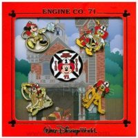 WDW - Main Street Firehouse Set - Mickey & Friends