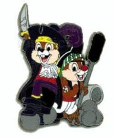 DS - Chip and Dale - AP - Cannon Balls - Pirates of the Caribbean - Black