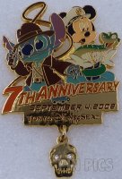 Japan - Mickey, Stitch and the Crystal Skull - Indiana Jones - 7th Anniversary - Dangle - TDS