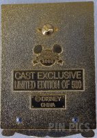 DLR - Sleeping Beauty Castle Stained Glass - Hong Kong Disneyland - Cast Exclusive - Pin of the Month September 2008