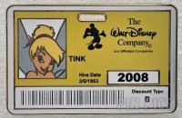 DEC -  Tinker Bell - Badge - Walt Disney Company - 2008