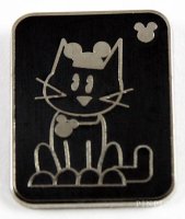 WDW - Cat with Mouse Ears - Stick people - Hidden Mickey Pin Series III