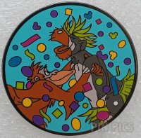 WDW - Baloo & King Louie - AP - Parti Gras 2003