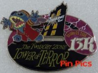 The Twilight Zone Tower of Terror 13k - Logo Pin