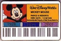 WDW - Cast ID Badge/Card (Mickey Mouse) ARTIST PROOF