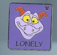 WDW - Hidden Mickey Pin Series III- Lonely Figment