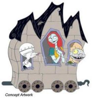 DS - Disney Shopping - Tim Burton's The Nightmare Before Christmas Train Set (Sally Only)