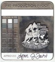 Disney Auctions - Pre Production Proof 'The Haunted House' Pin# 38