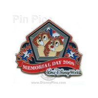WDW - Chip and Dale Salute - AP - Memorial Day 2008