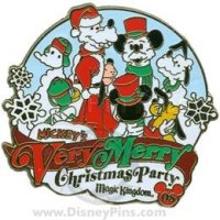 WDW - Mickey's Very Merry Christmas Party 2008 - Framed Set Completer Pin Only