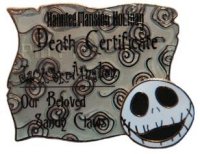 WDI - Haunted Mansion Holiday Death Certificate - Jack